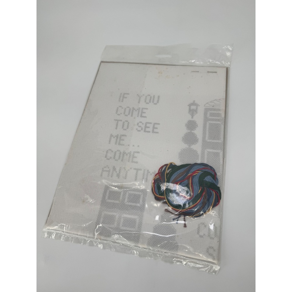 Patty Ann Creations Make Appointment #419 Cross Stitch Kit Vintage Funny House - Picture 2 of 3
